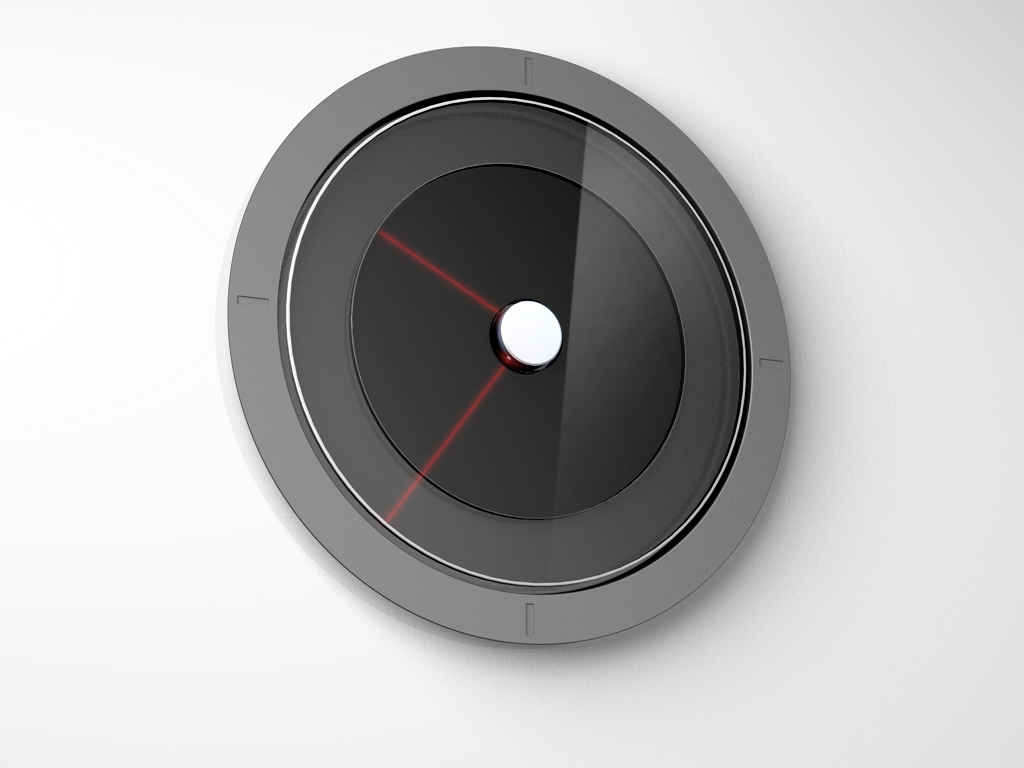 Laser Clock,SDC,雷射造型時鐘,北歐設計